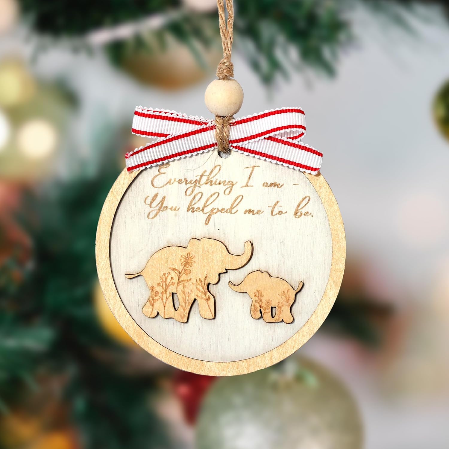 🐘Motherhood Elephant Ornament- Thank You Gifts for Mom