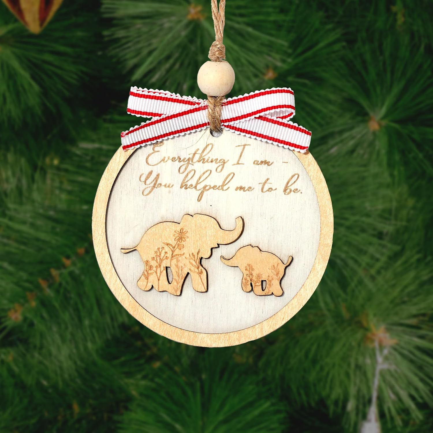 🐘Motherhood Elephant Ornament- Thank You Gifts for Mom
