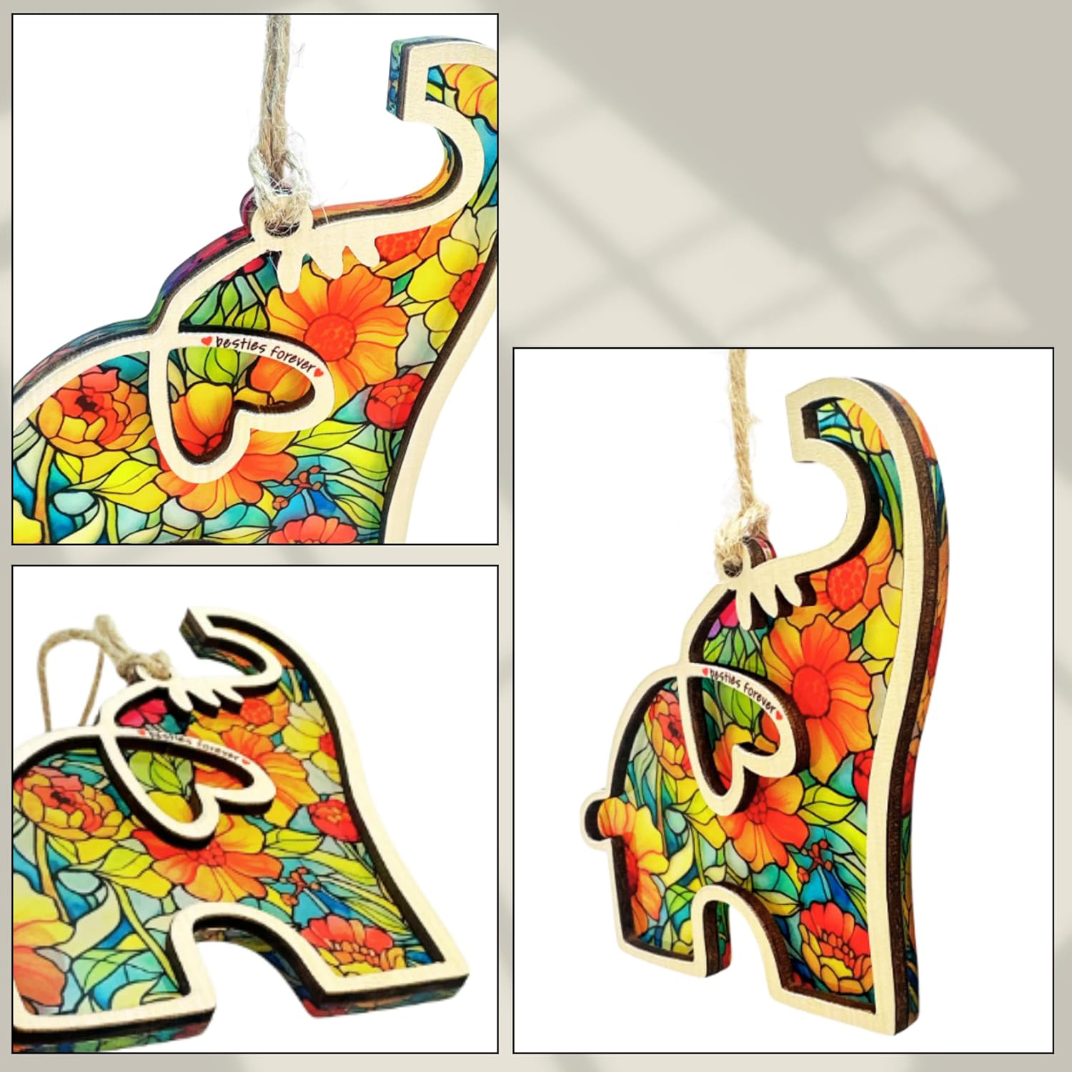 A Bond That Never Breaks - Elephant Friendship Ornament