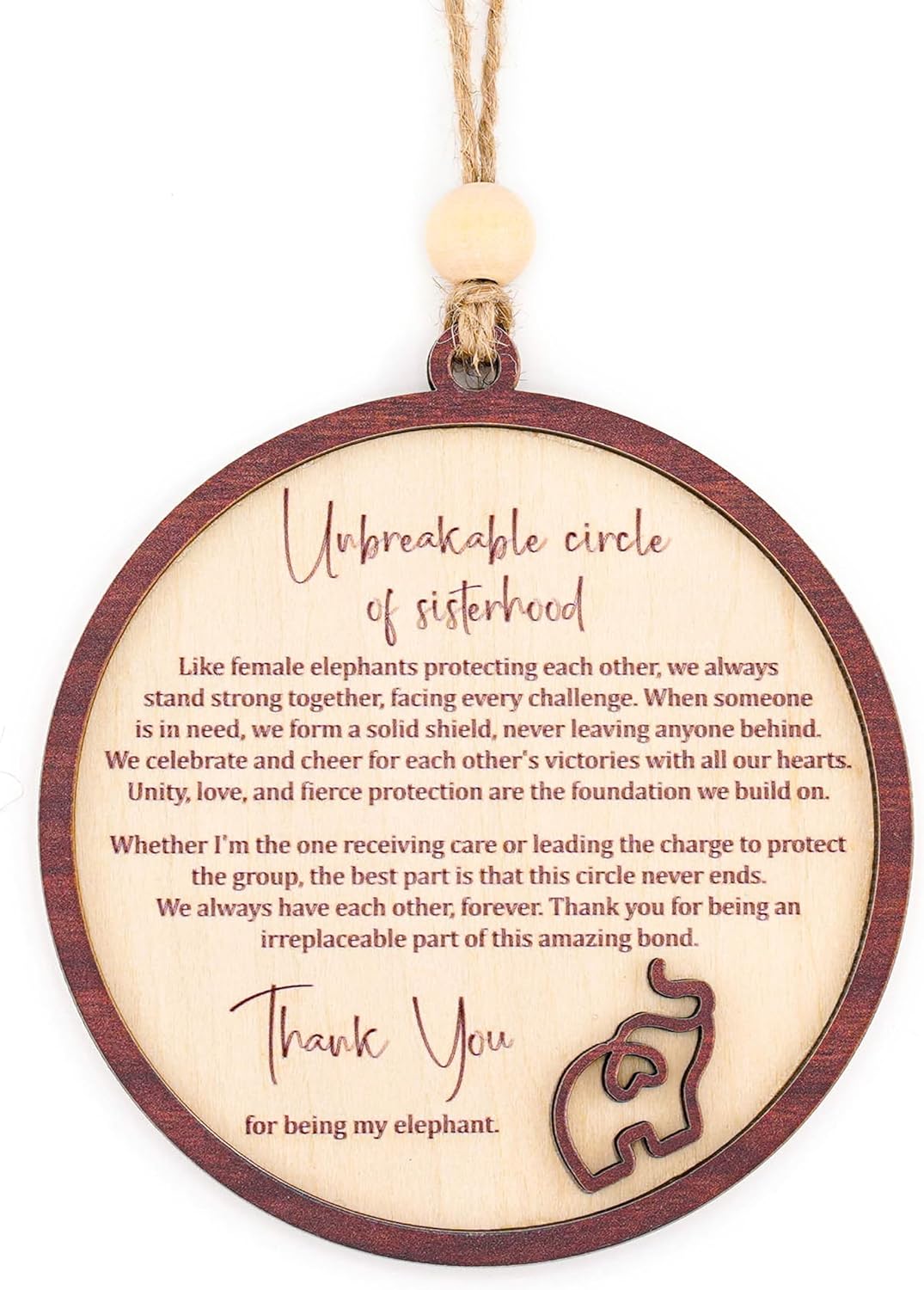  Friendship Elephant With Story Card, Meaningful Gifts