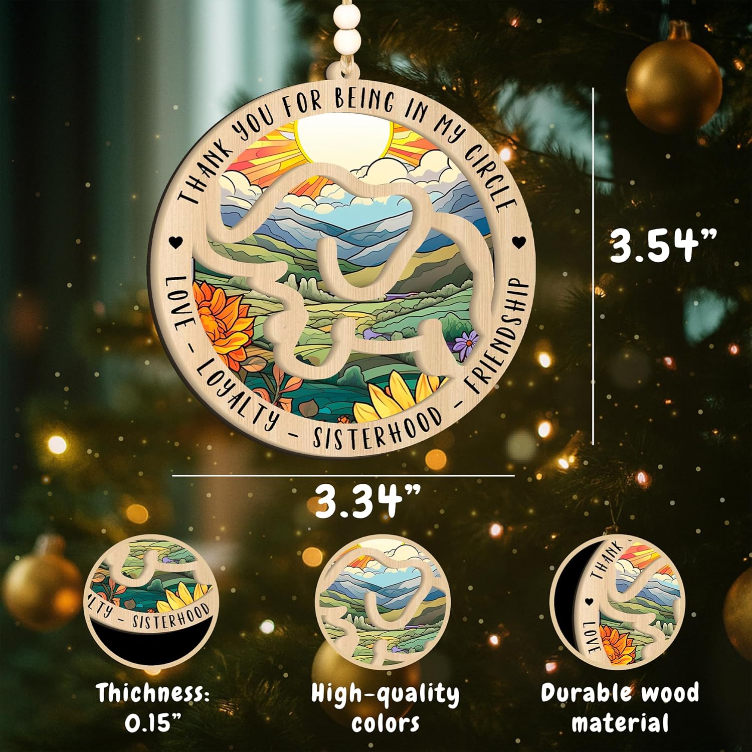 Elephant Ornament with Story Card