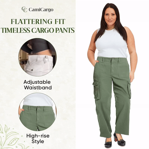 🔥2024 Adjustable Straight Fit Cargo Pants(Buy 2 Free Shipping)