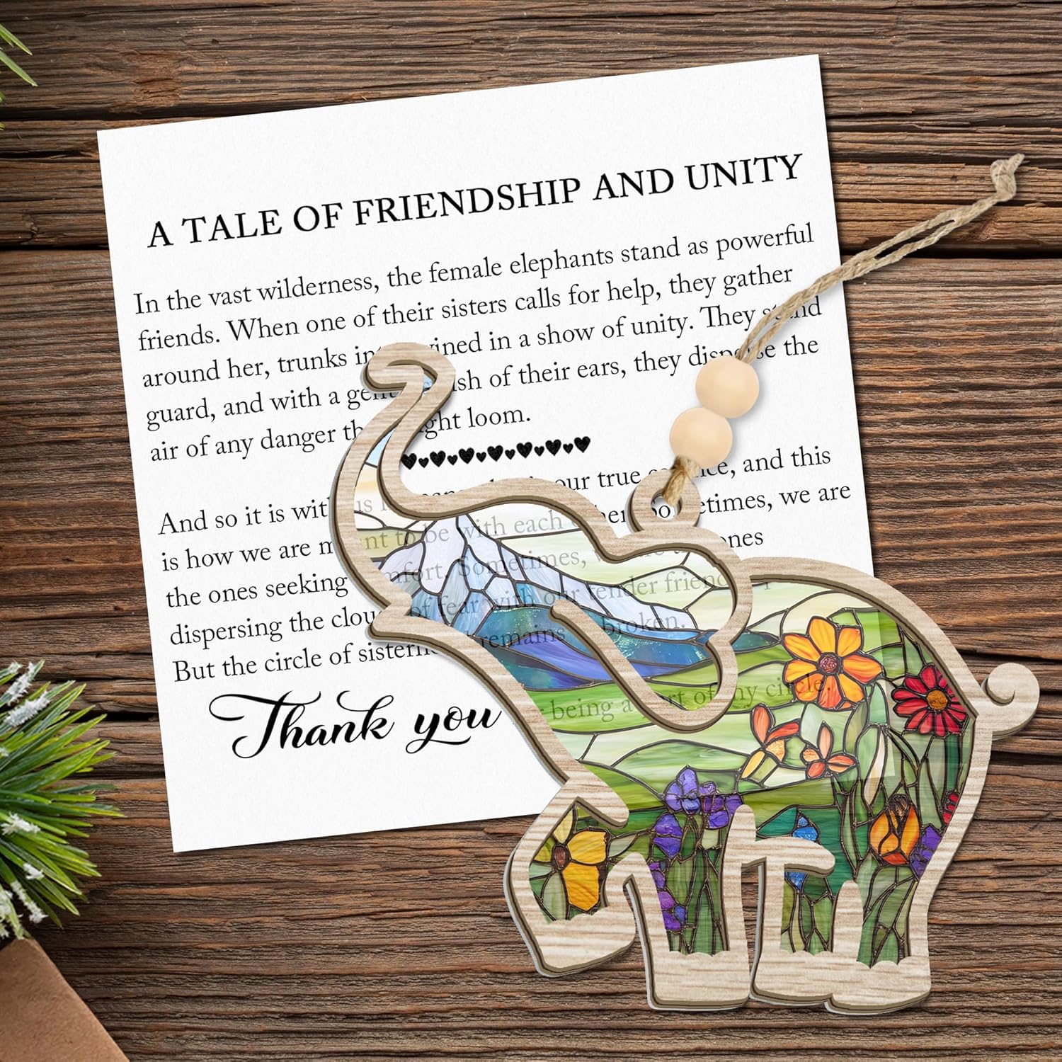 Elephant Gifts for Women Friend • Sisterhood elephant