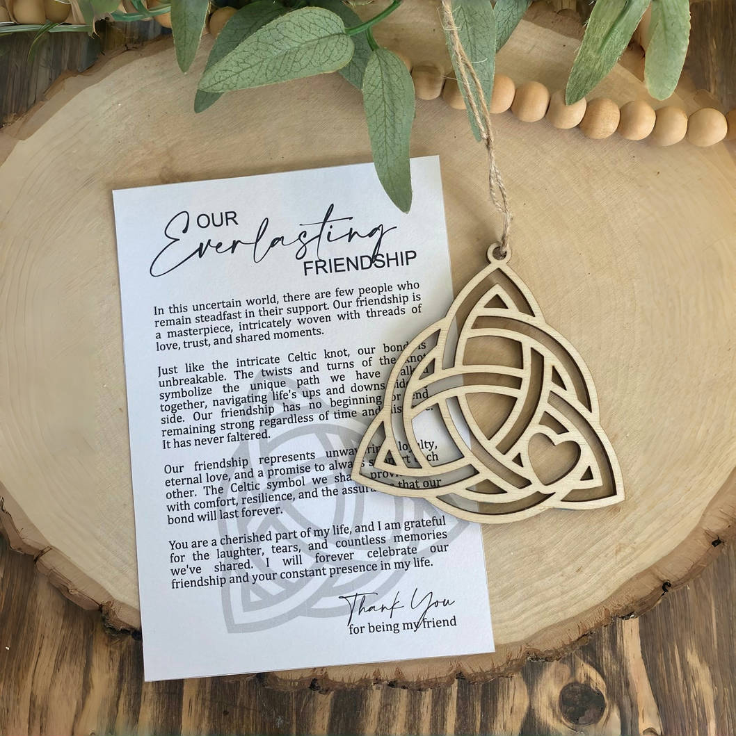 🔥LAST DAY 49% OFF - 💞Friendship Story Card Ornament