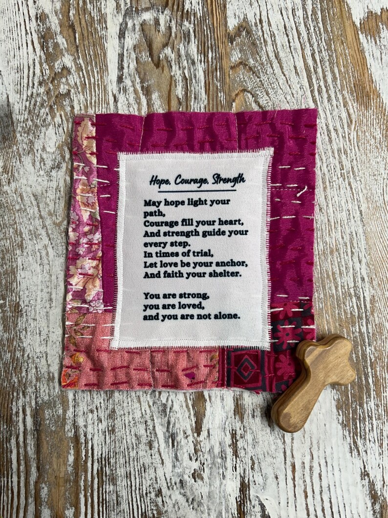 🌟Spiritual Prayer Quilt - Hope, Courage and Strength
