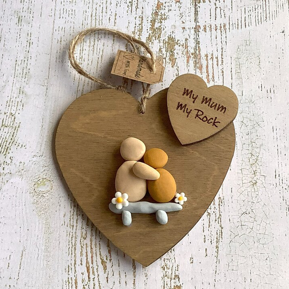 🔥 HOT SALE💝Handmade Wooden Ornaments for Dad & Mom