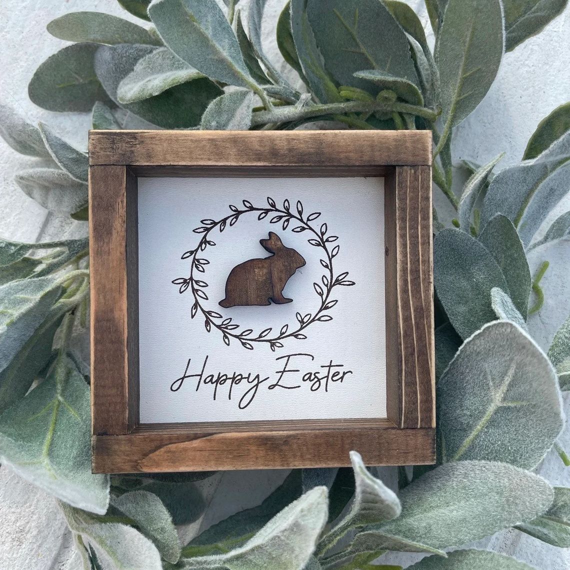🔥Last Day 48% OFF - 🐇Wooden Easter Bunny Frame