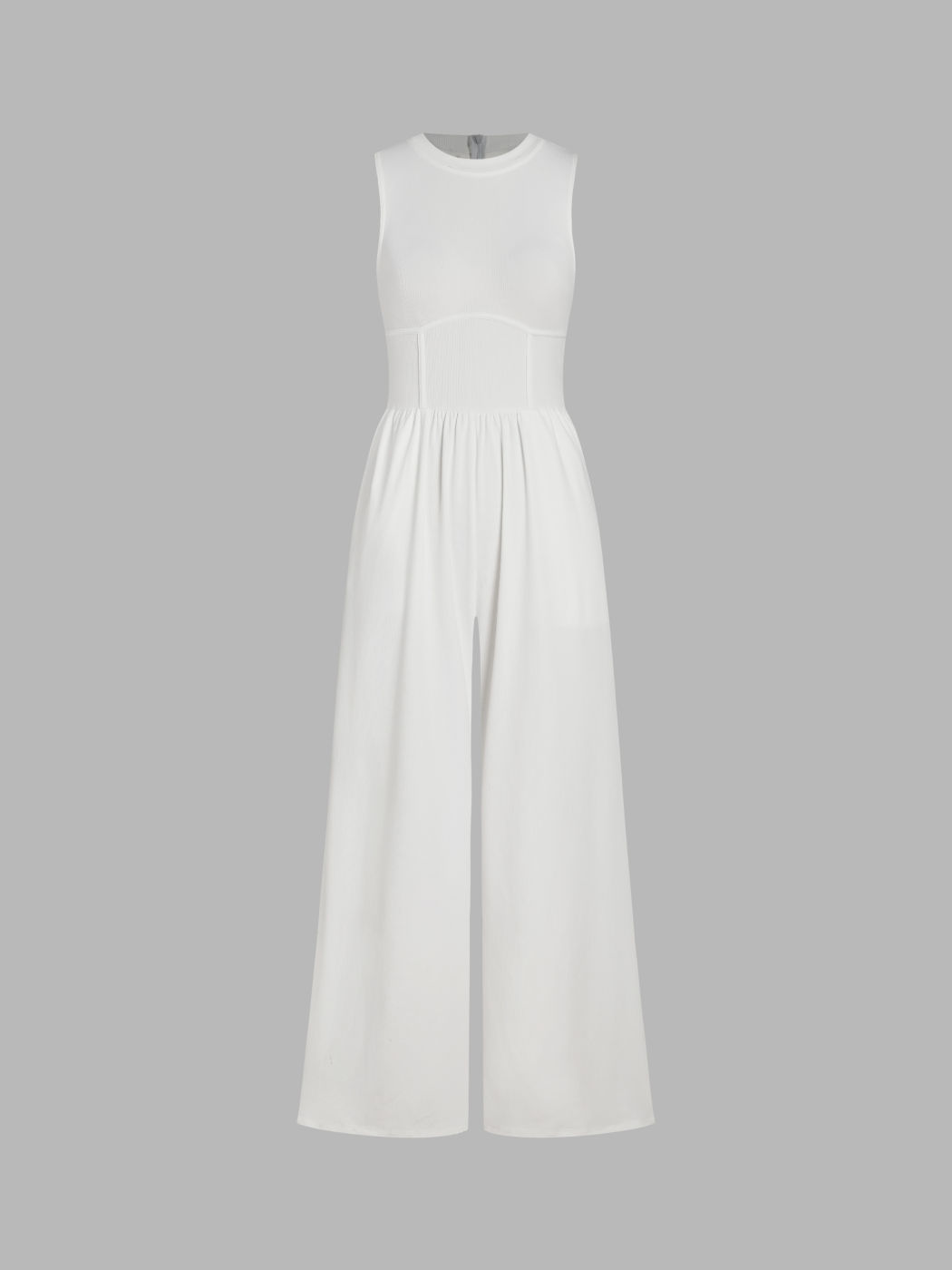 🔥HOT SALE - SOLID SLEEVELESS WIDE LEG JUMPSUIT (BUY 2 FREE SHIPPING)