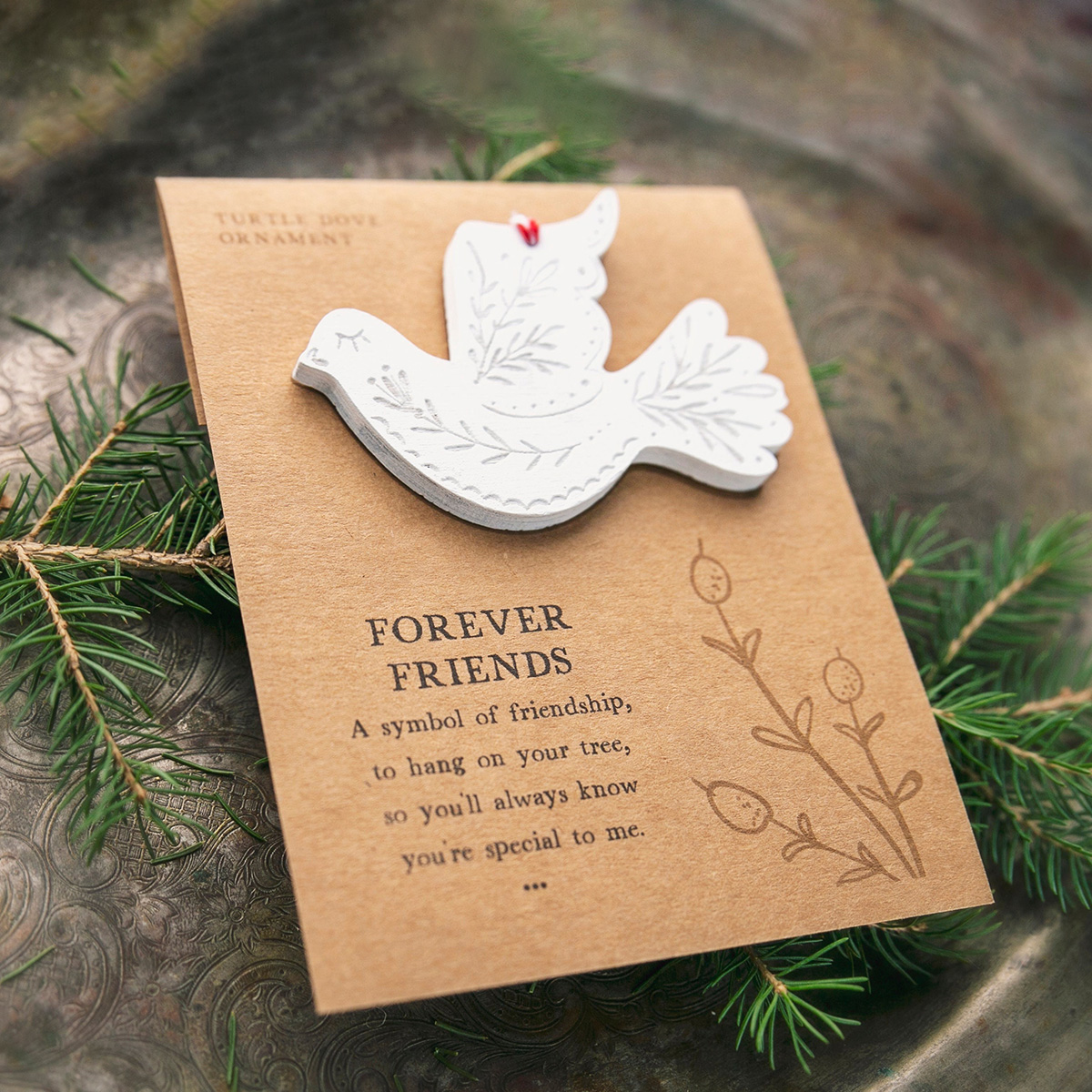 🕊️Friendship Christmas Ornament