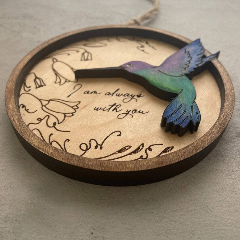 Memorial Hummingbird Remembrance ornament