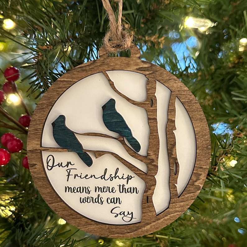 🔥HOT SALE 49% OFF - 🐦Friendship gift - Hummingbird sisterhood Ornament
