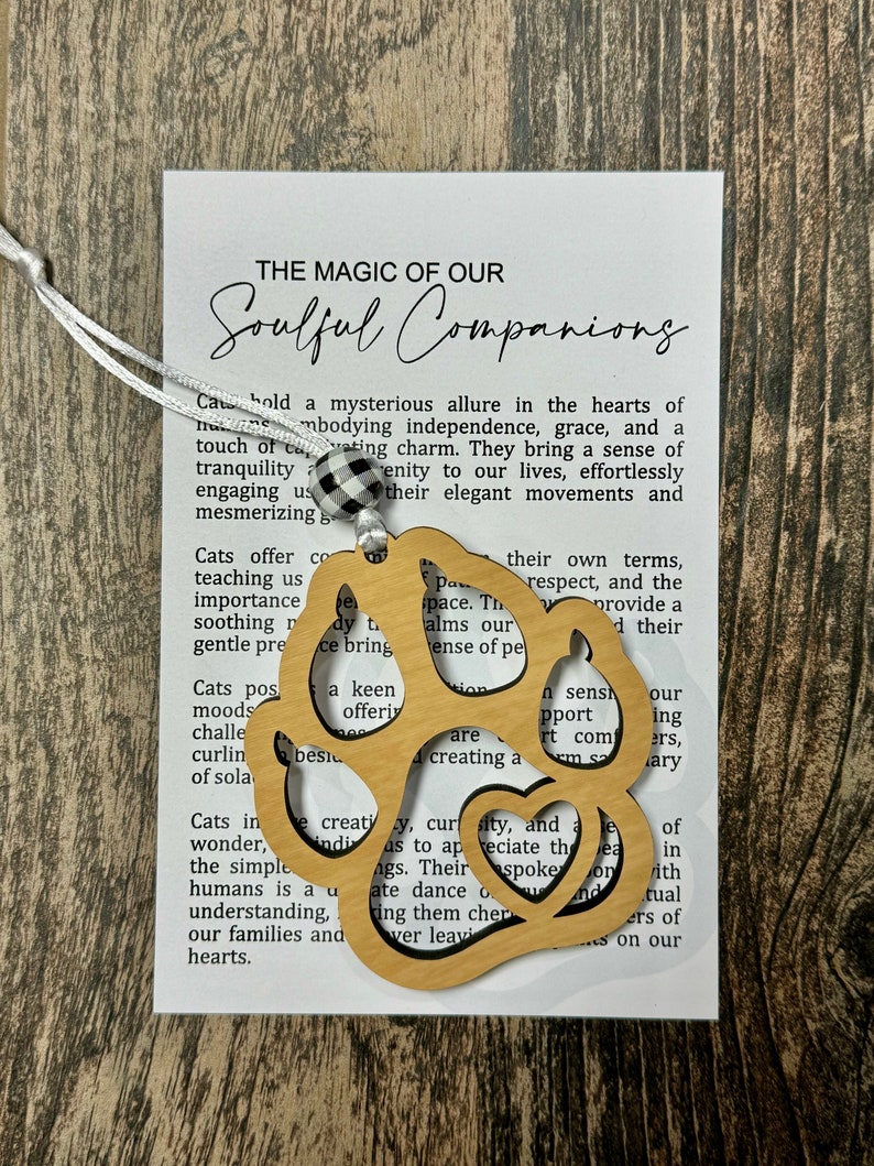 Cat ornament, pet ornament, cat paw, cat memorial, pet memorial, cat owner gift, cat paw ornament, new pet owner gift image 4