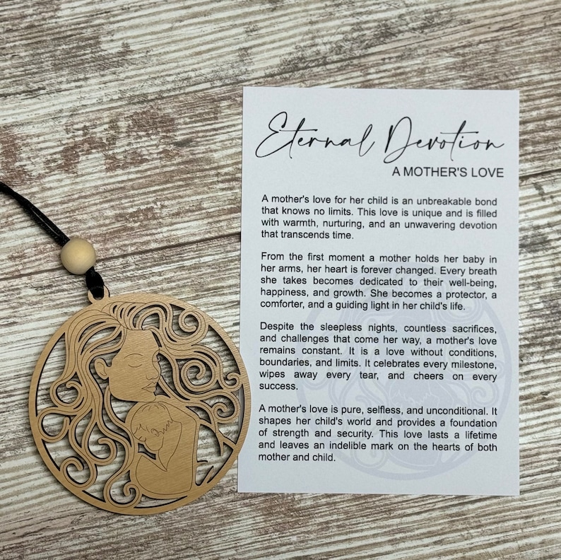 Mother’s Day gift - mother and child ornament--Gift for her