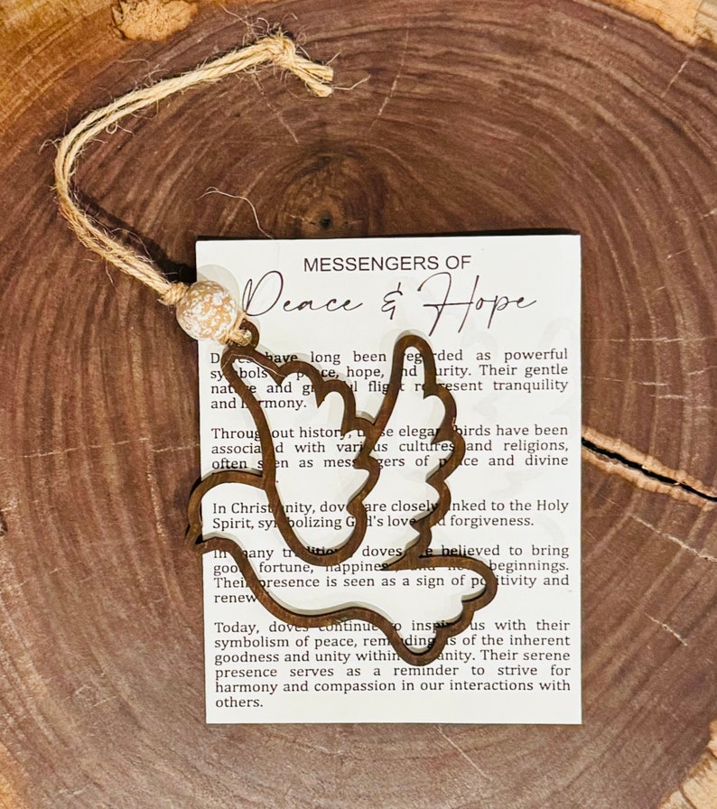 Peace & Hope Story Card Ornament image 1