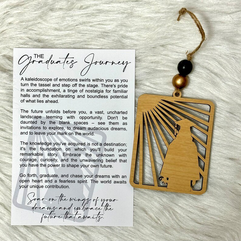 The Graduates Ornament Story card Graduation Gift 