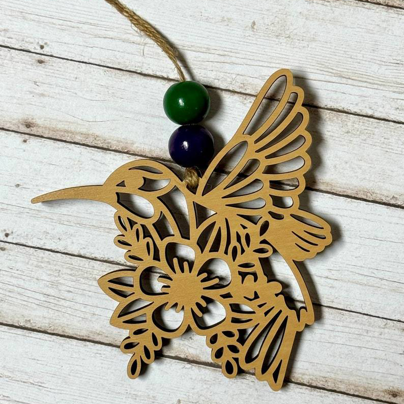 💖Hummingbird encouragement story card ornament