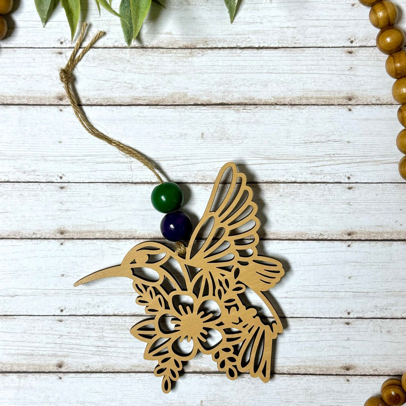 💖Hummingbird encouragement story card ornament