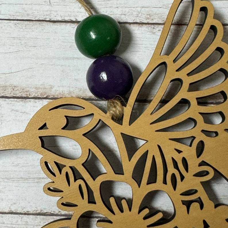 💖Hummingbird encouragement story card ornament