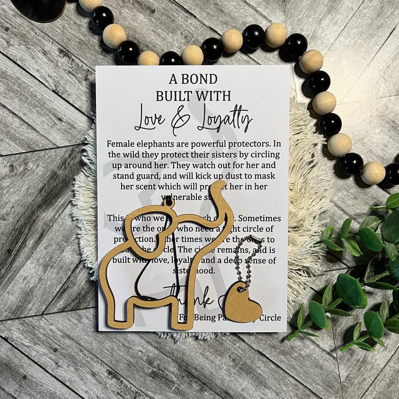 🔥HOT SALE 49% OFF - 🐘Sisterhood Friendship Ornament, A bond built with Love & Loyalty