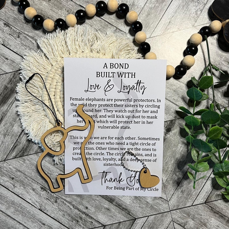 🔥HOT SALE 49% OFF - 🐘Sisterhood Friendship Ornament, A bond built with Love & Loyalty