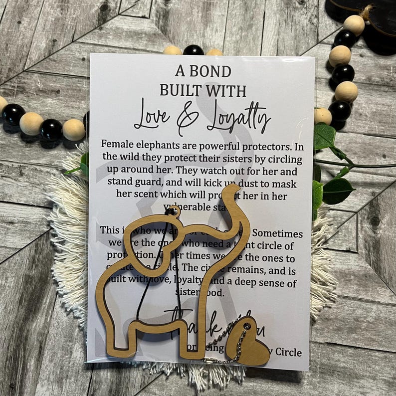🔥HOT SALE 49% OFF - 🐘Sisterhood Friendship Ornament, A bond built with Love & Loyalty