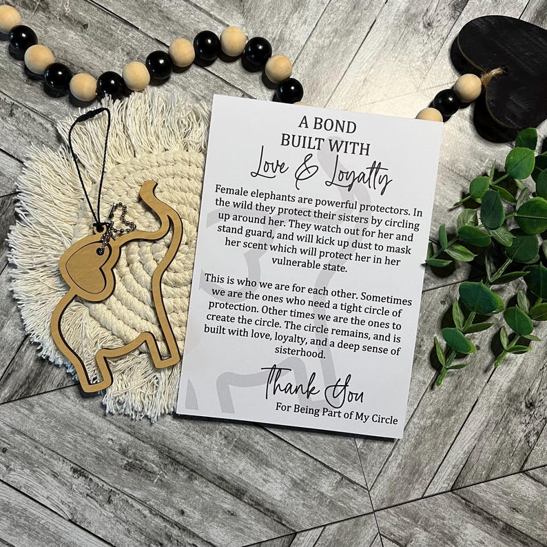 🔥HOT SALE 49% OFF - 🐘Sisterhood Friendship Ornament, A bond built with Love & Loyalty