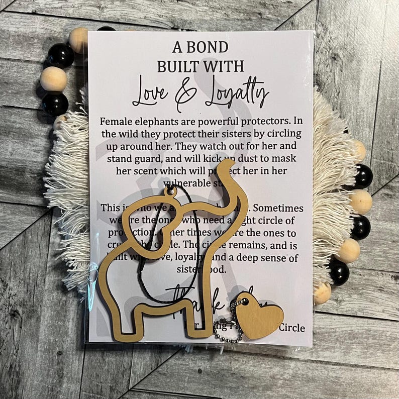 🔥HOT SALE 49% OFF - 🐘Sisterhood Friendship Ornament, A bond built with Love & Loyalty