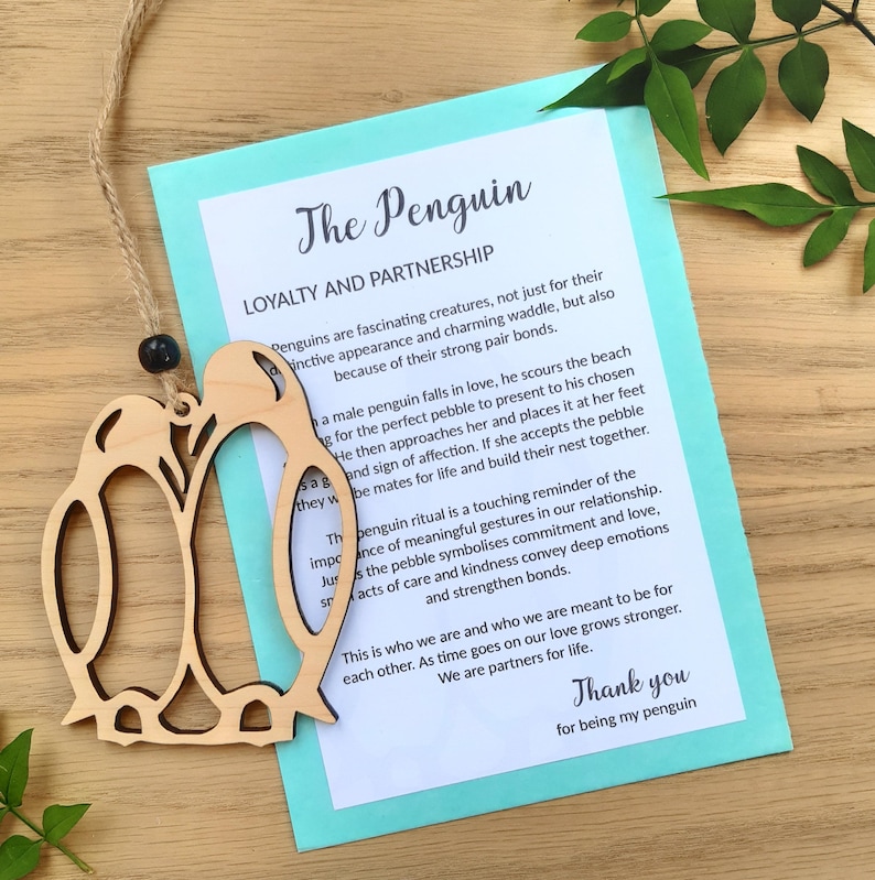 🐧Penguin Gift for Partner • Thank You for Being my Penguin