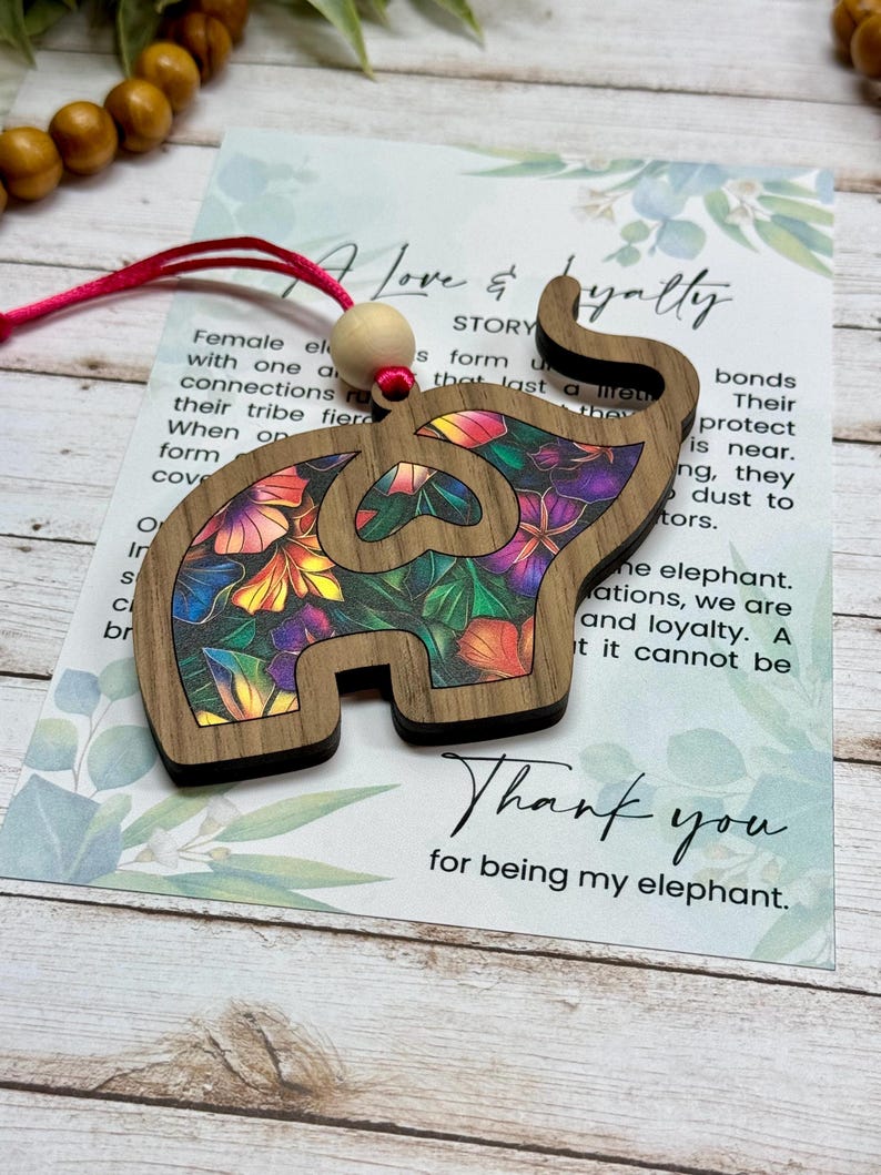 🔥HOT SALE 49% OFF - 🐘Friendship gift • Colorful Sister elephant ornament