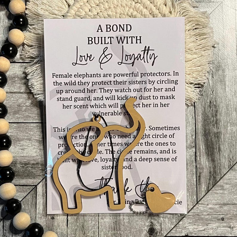 🔥HOT SALE 49% OFF - 🐘Sisterhood Friendship Ornament, A bond built with Love & Loyalty