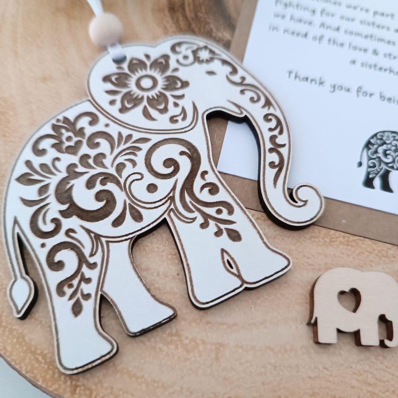 Sisterhood Elephant Gift • Thank you for being my Elephant