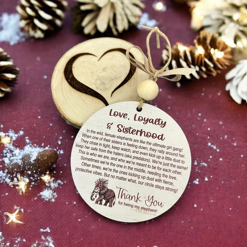 🔥HOT SALE 49% OFF - 🐘Love, Loyalty & Sisterhood, Elephant Ornament