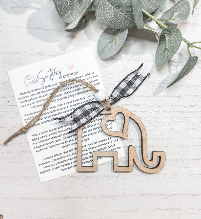 Elephant Friendship Sisterhood | Friendship Ornament