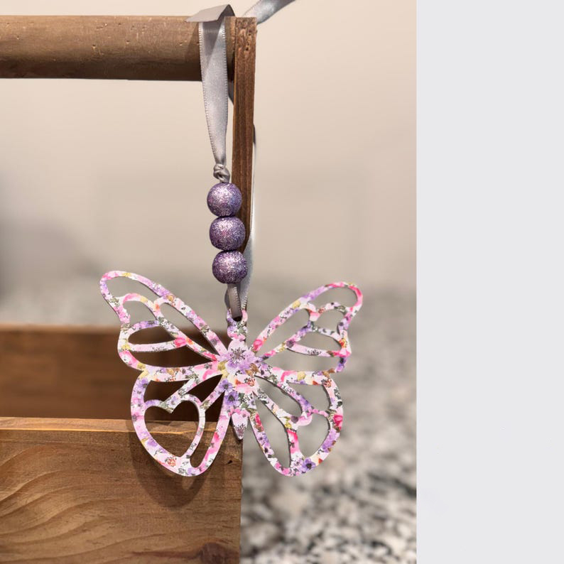 Butterfly Story card ornament - Sisterhood ornament
