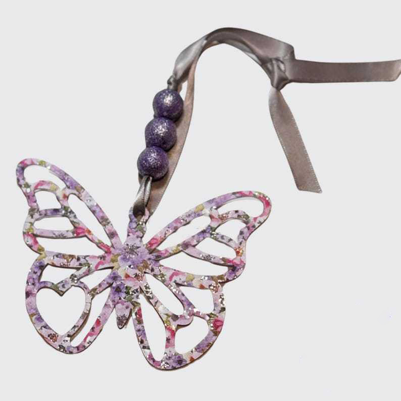 Butterfly Story card ornament - Sisterhood ornament