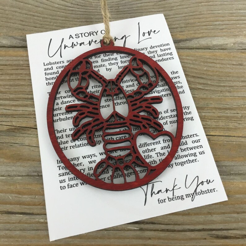 Lobster: A Story of Unwavering Love - Story Card Ornament