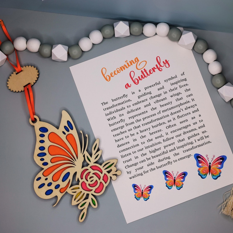 Becoming a Butterfly Ornament