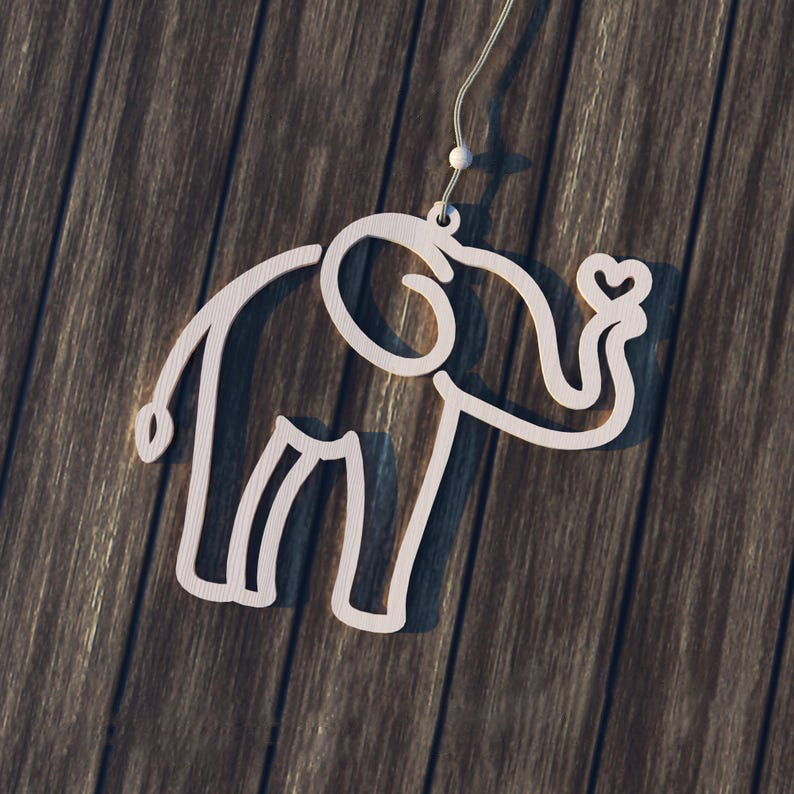Elephant Sisterhood Ornament - Friendship Gift