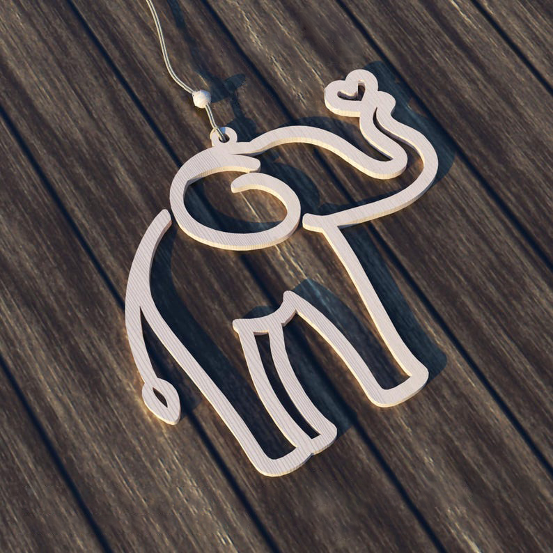 Elephant Sisterhood Ornament - Friendship Gift
