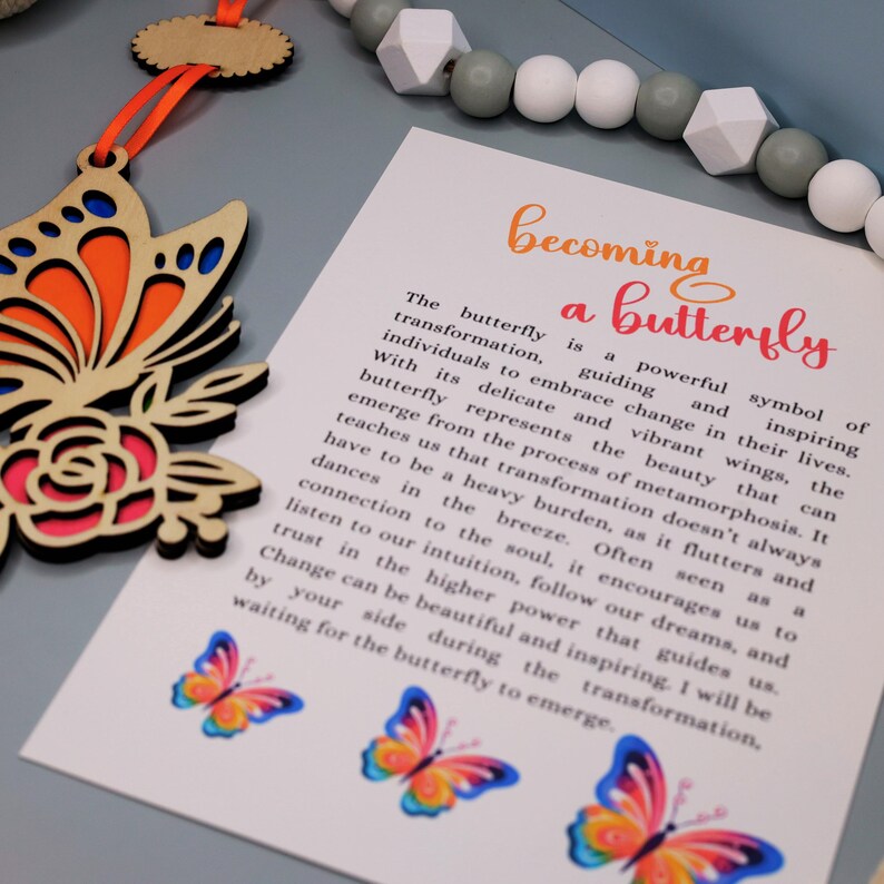 Becoming a Butterfly Ornament