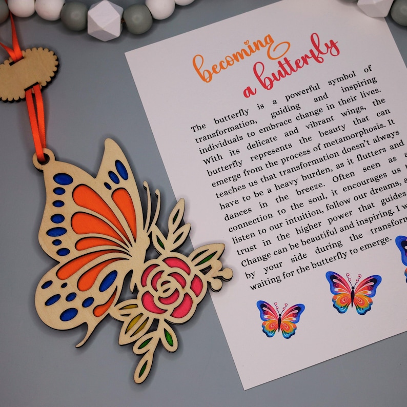 Becoming a Butterfly Ornament