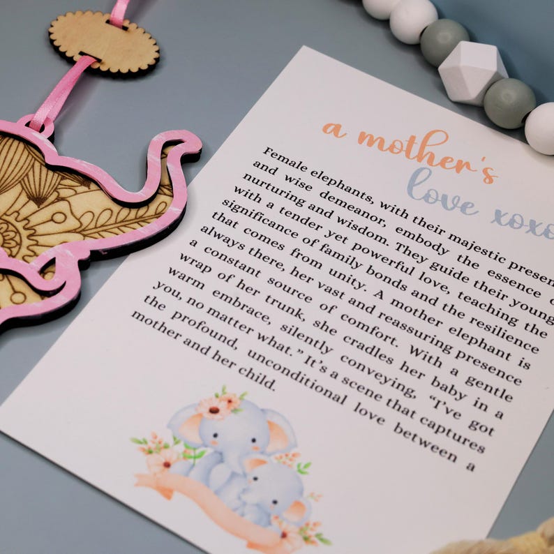 Elephant Mother's Love Ornament