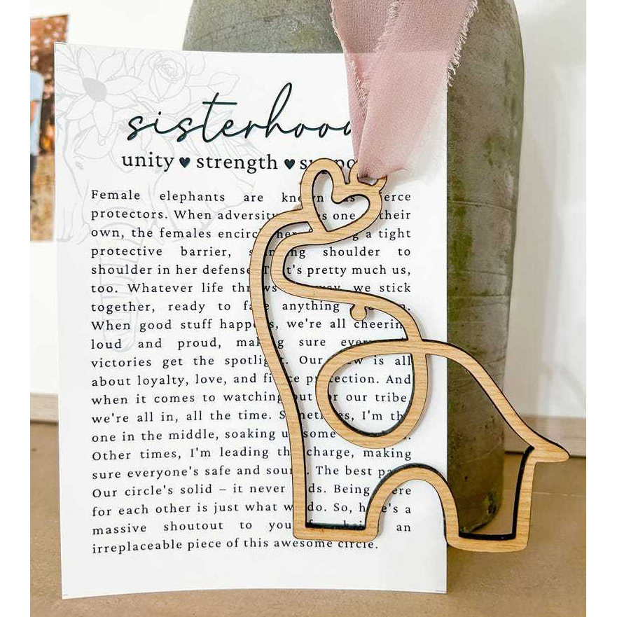 sisterhood elephant ornament- friend gift