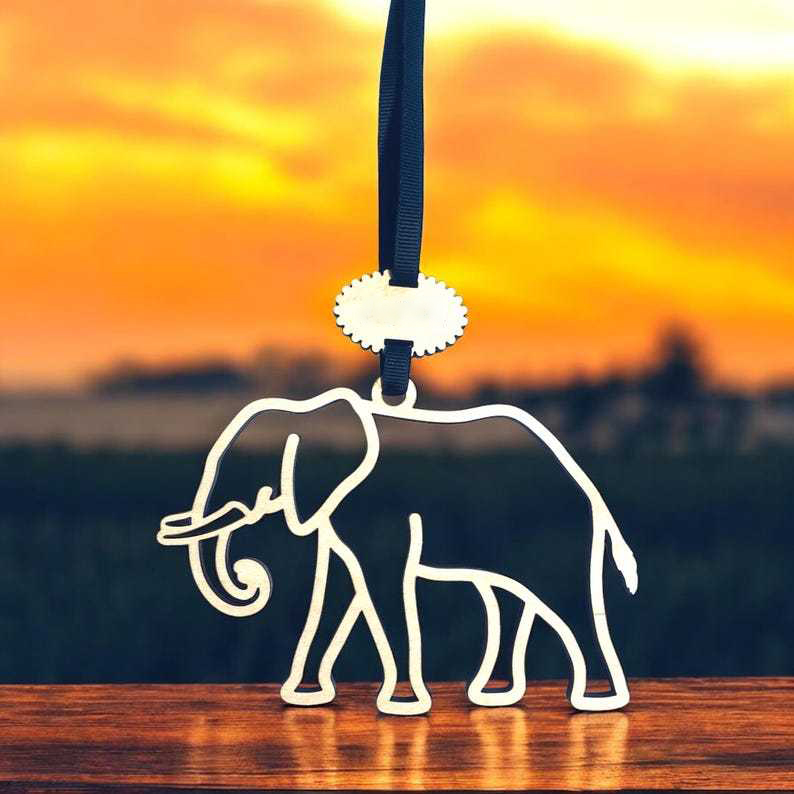 Elephant friendship ornament • Sisterhood elephant