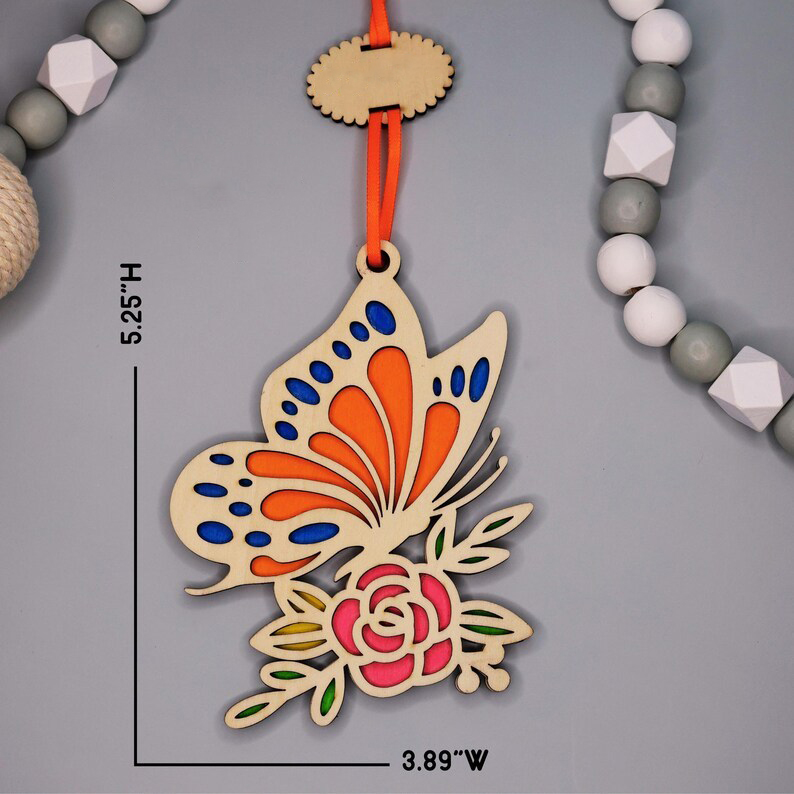 Becoming a Butterfly Ornament