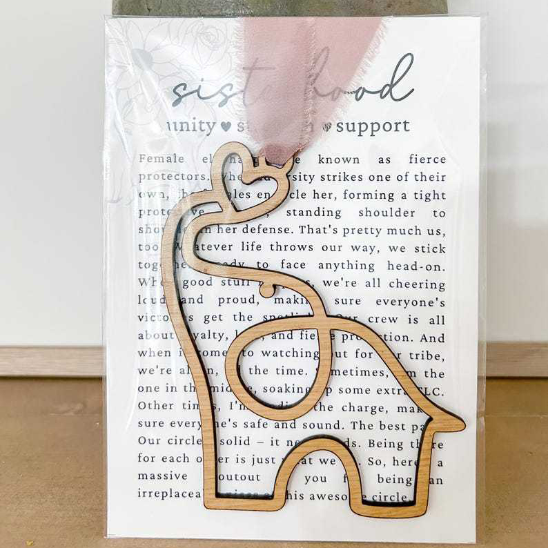 sisterhood elephant ornament- friend gift