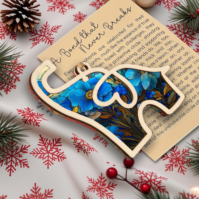 Circle of Strength - Elephant Sisterhood Ornament with Story Card