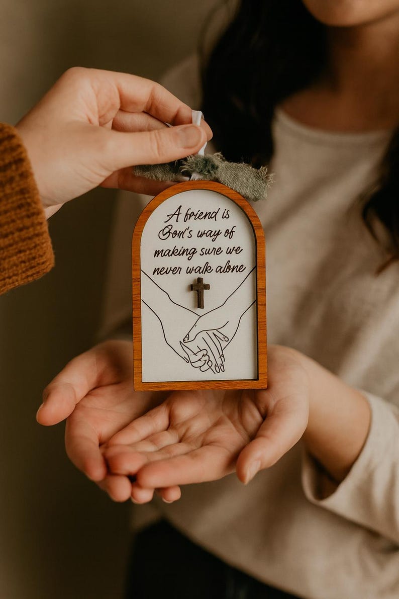 Religious Friendship Ornament - Christian Friend Gift