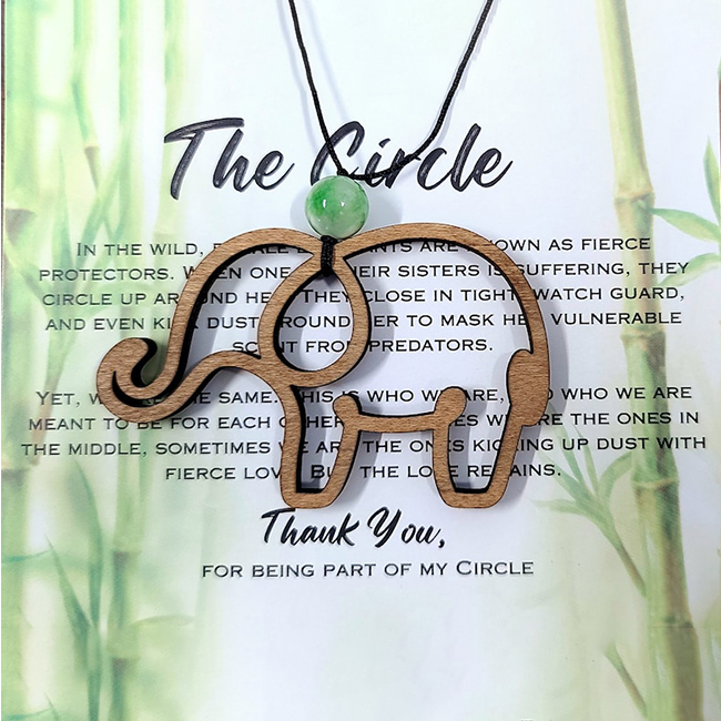 The Circle Elephant Ornament, Friend Support💖
