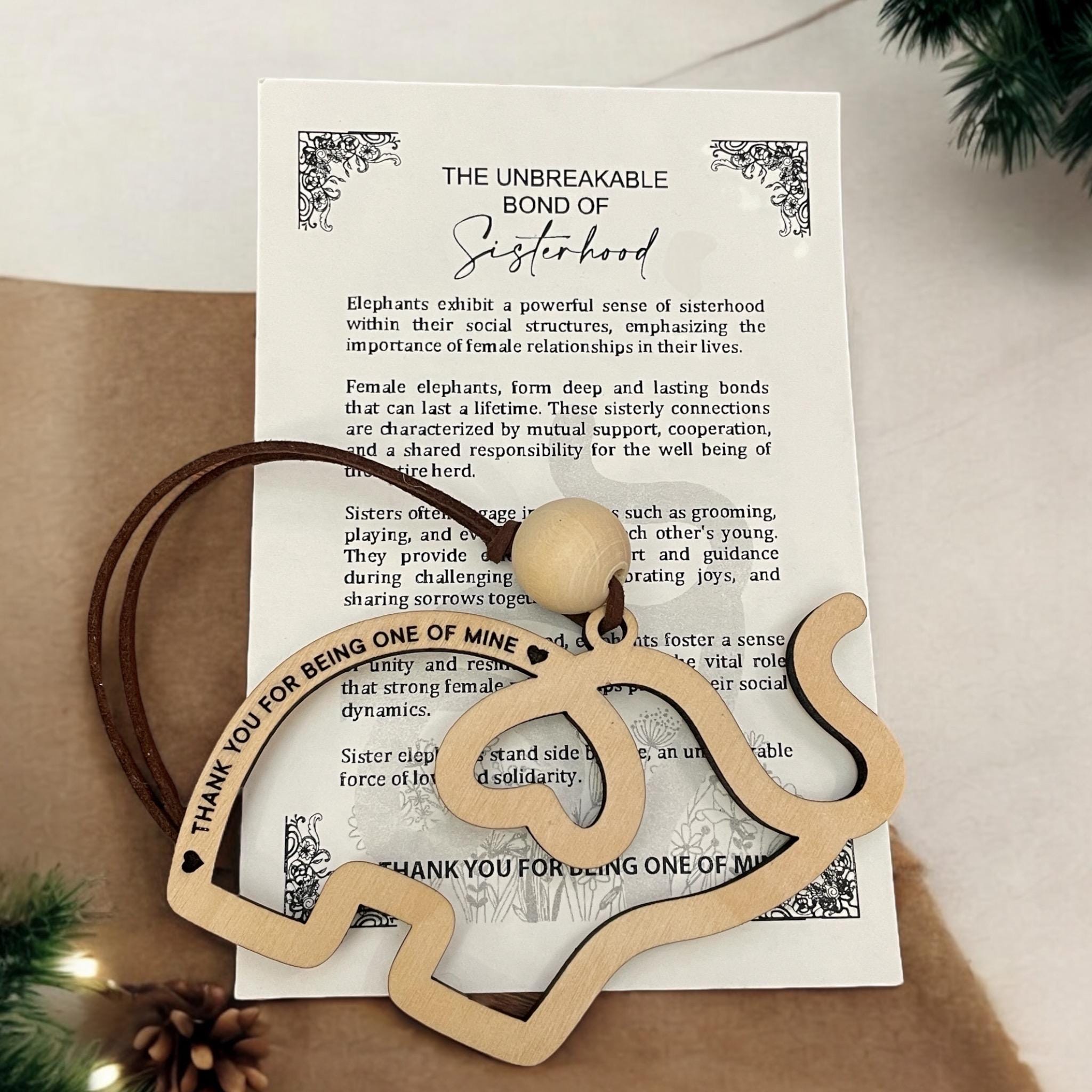 🔥HOT SALE 49% OFF - 🐘Friendship gift • Elephant Sisterhood Ornament